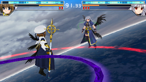 Screenshot Mahou Shoujo Lyrical Nanoha A's Portable : The Battle of Aces