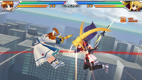 Screenshot Mahou Shoujo Lyrical Nanoha A's Portable : The Gears of Destiny