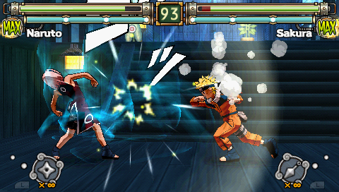Screenshot Naruto : Ultimate Ninja Heroes 2, The Phantom Fortress