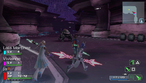 Screenshot Phantasy Star Portable