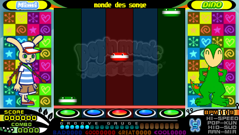 Screenshot Pop'n Music Portable