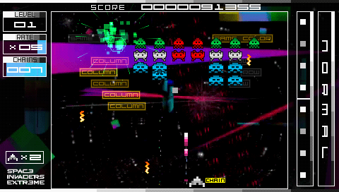 Screenshot Space Invaders Extreme