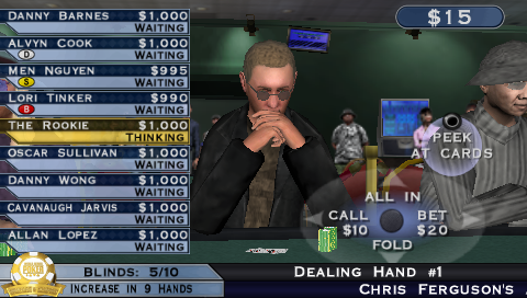 Screenshot World Series of Poker : Tournament of Champions, 2007 Edition