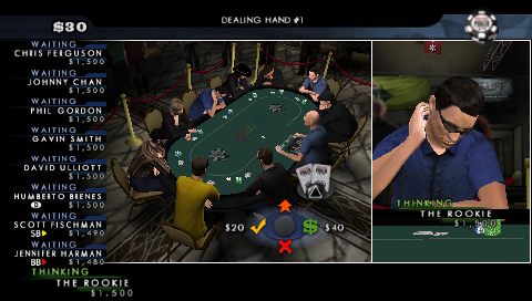 Screenshot World Series of Poker 2008 : Battle for the Bracelets