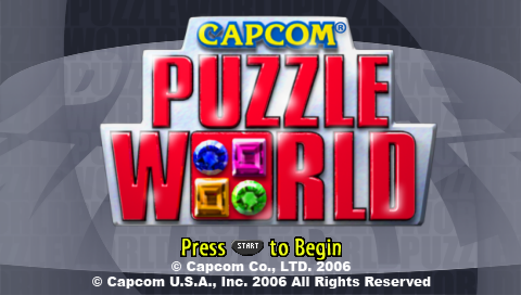 Screenshot Capcom Puzzle World