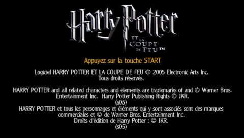 Screenshot Harry Potter et la Coupe de Feu