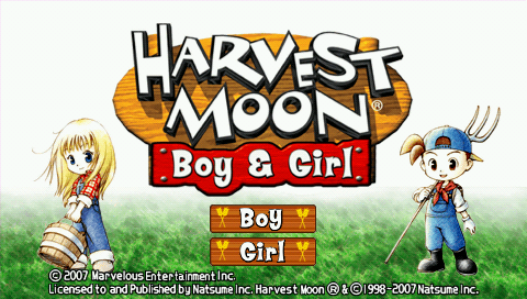 Screenshot Harvest Moon : Boy & Girl