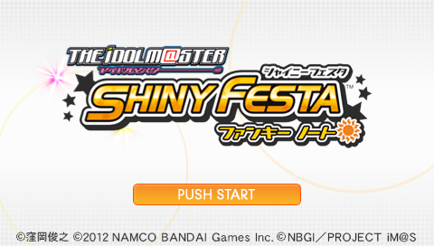 Screenshot The Idolmaster - Shiny Festa : Funky Note