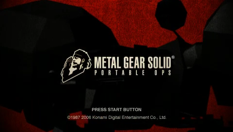 Screenshot Metal Gear Solid : Portable Ops