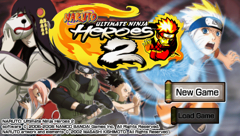 Screenshot Naruto : Ultimate Ninja Heroes 2, The Phantom Fortress