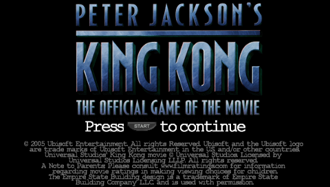 Screenshot Peter Jackson's King Kong : The Official Game Of The Movie