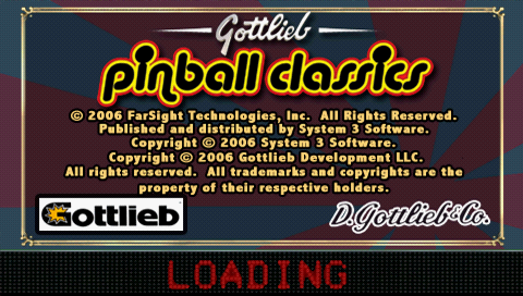 Screenshot Gottlieb Pinball Classics