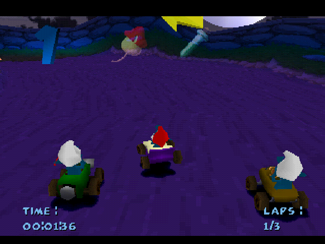 Screenshot 3, 2, 1, Smurf! My First Racing Game