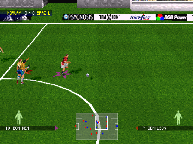 Screenshot Adidas Power Soccer 98