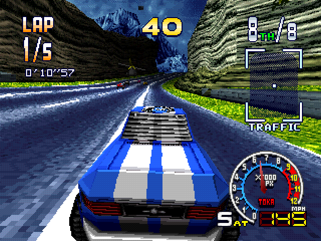 Screenshot Burning Road