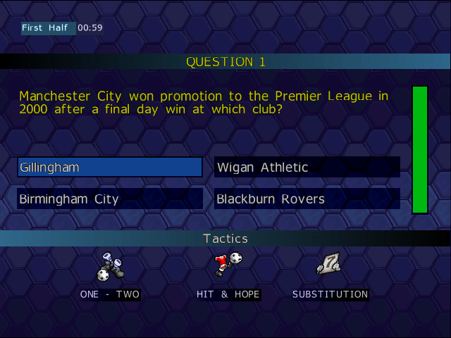 Screenshot Championship Manager Quiz