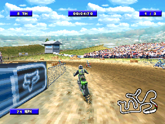 Screenshot Championship Motocross 2001 featuring Ricky Carmichael