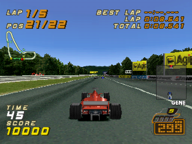 Screenshot F1 Racing Championship