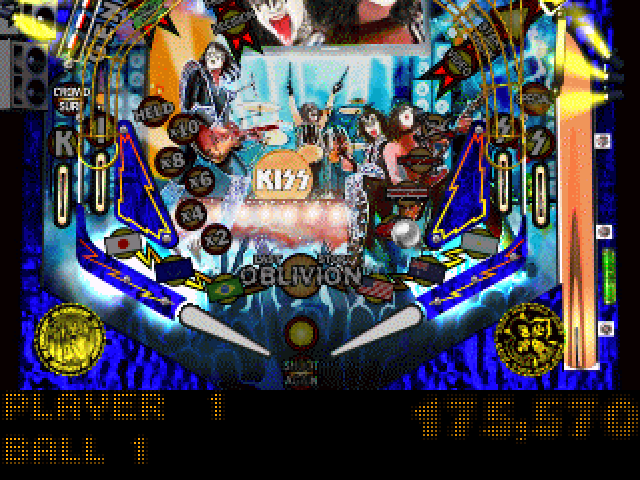 Screenshot KISS Pinball
