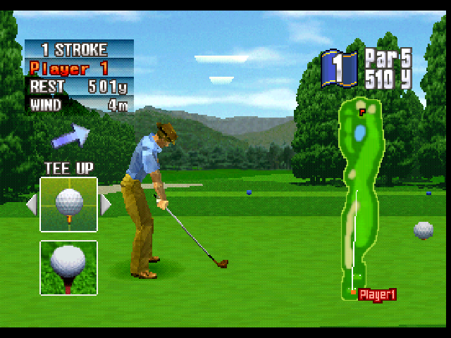 Screenshot Konami Open Golf