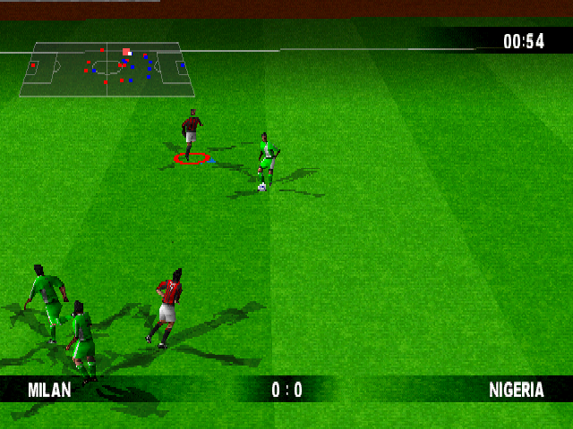 Screenshot Michael Owen's World League Soccer 99