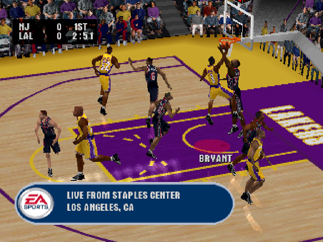 Screenshot NBA Live 2003