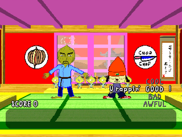 Screenshot PaRappa the Rapper : The Hip Hop Hero