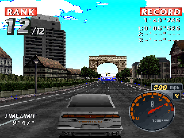 Screenshot Rage Racer