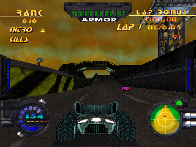 Screenshot Rock & Roll Racing 2 : Red Asphalt