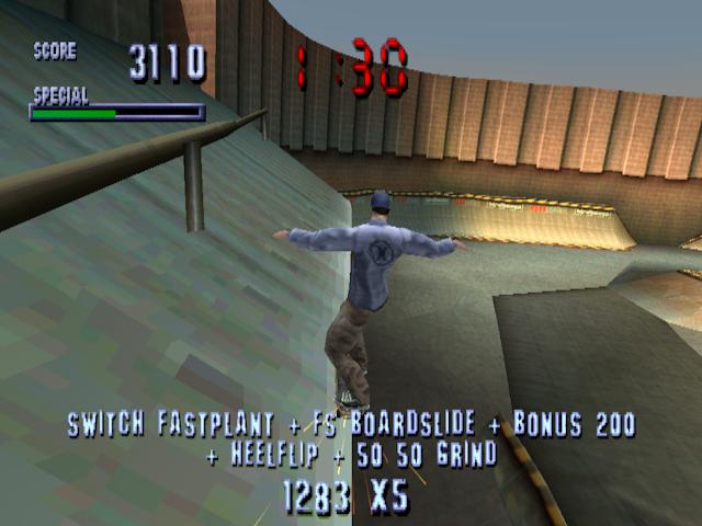 Screenshot Tony Hawk's Skateboarding