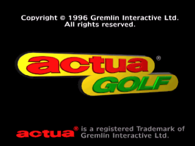 Screenshot Actua Golf