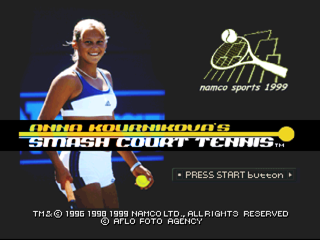 Screenshot Anna Kournikova's Smash Court Tennis