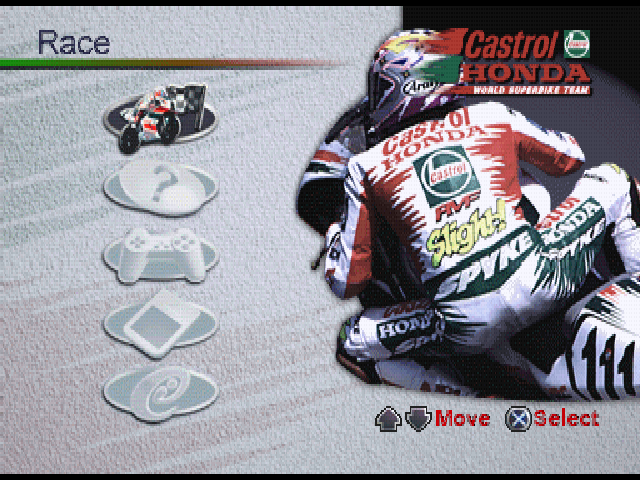 Screenshot Castrol Honda VTR