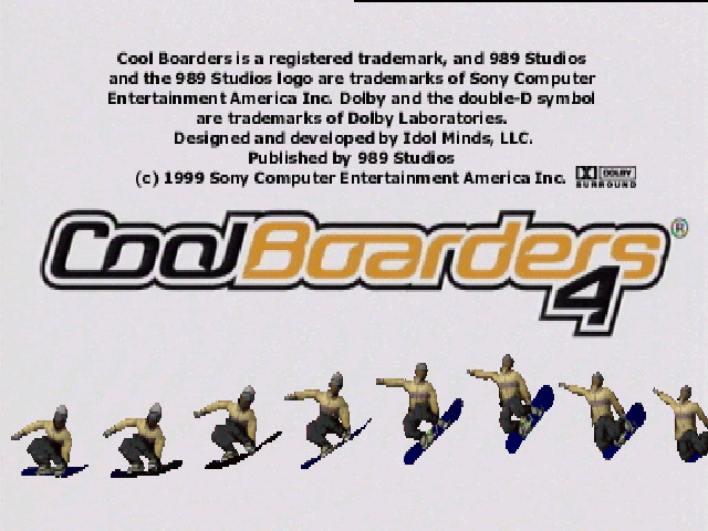 Screenshot Cool Boarders 4