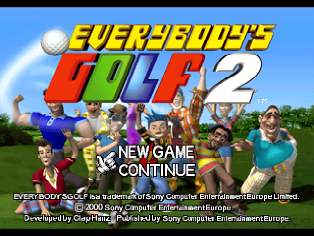 Screenshot Everybody's Golf 2
