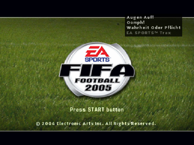 Screenshot FIFA Football 2005