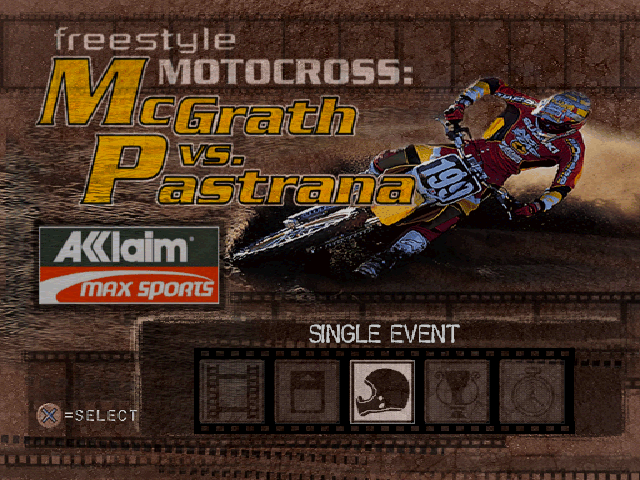 Screenshot Freestyle Motocross : McGrath vs. Pastrana