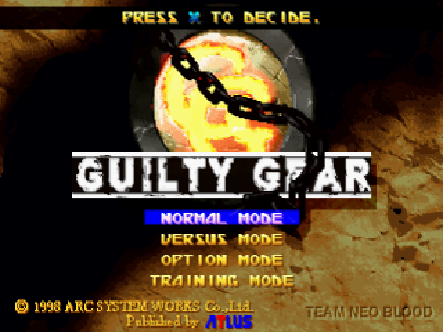 Screenshot Guilty Gear