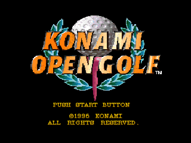 Screenshot Konami Open Golf