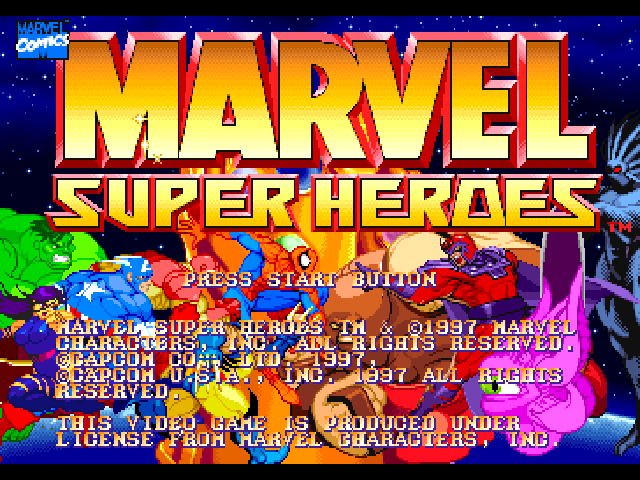 Screenshot Marvel Super Heroes