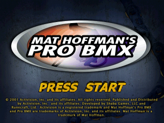 Screenshot Mat Hoffman's Pro BMX