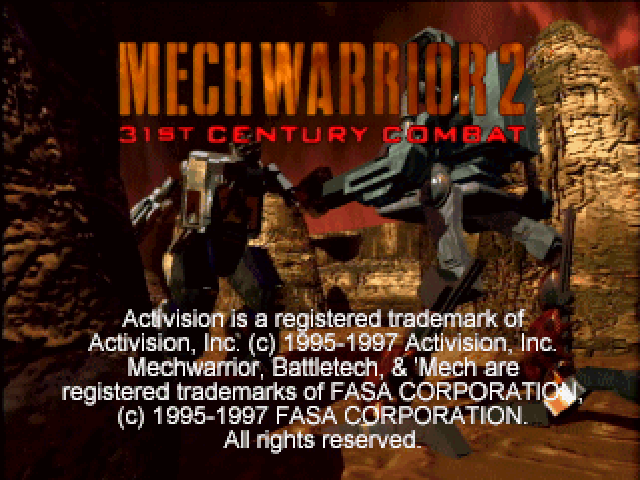 Screenshot MechWarrior 2 : 31st Century Combat, Arcade Combat Edition