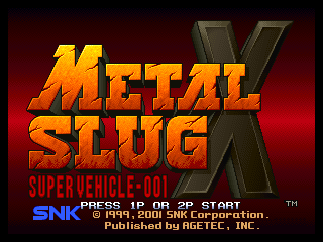 Screenshot Metal Slug X