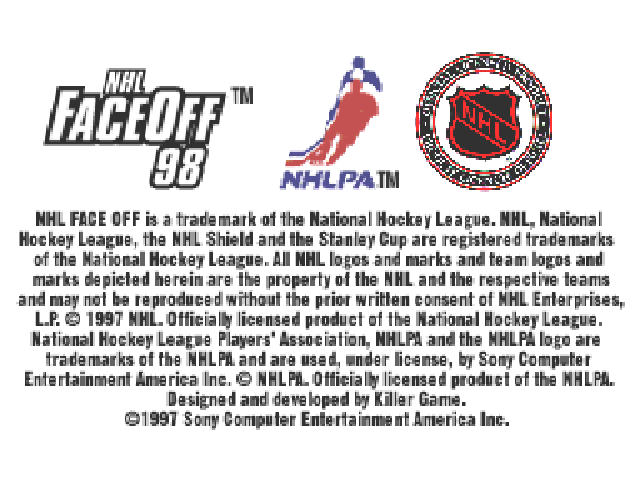 Screenshot NHL FaceOff 98