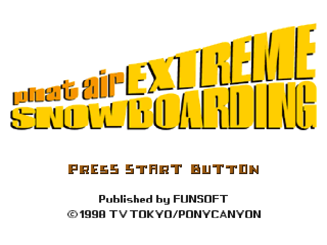 Screenshot Phat Air : Extreme Snowboarding
