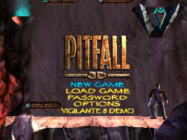 Screenshot Pitfall 3D : Beyond the Jungle