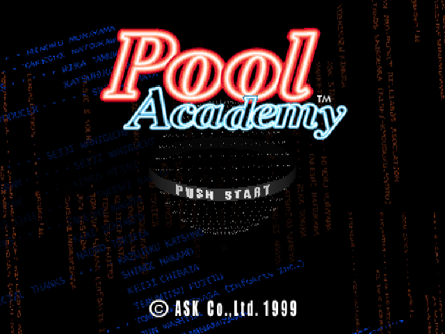 Screenshot Pool Academy