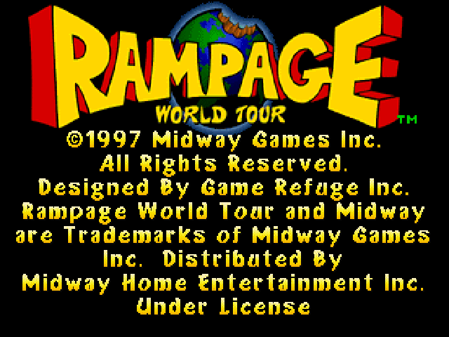 Screenshot Rampage : World Tour