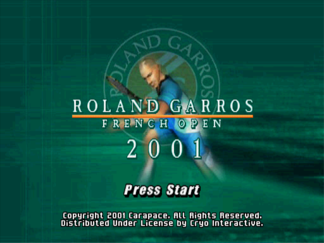 Screenshot Roland Garros French Open 2001