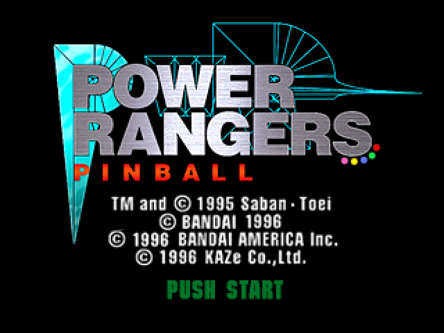 Screenshot Saban's Power Rangers Zeo : Full Tilt Battle Pinball